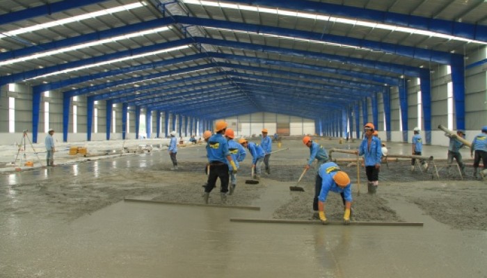 Xây dựng phần thô nhà xưởng tại Bắc Ninh